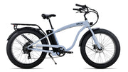 VALK Electric Fat Tyre Cruiser Bike - Blue