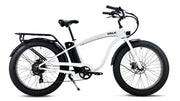 PRE-ORDER Electric Fat Tyre Cruiser Bike - White