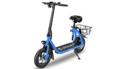 VALK Metro 3 Electric Scooter with Seat - Blue