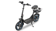 VALK Electric Scooter with Seat - Black/Blue