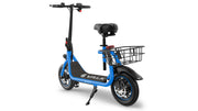 VALK Metro 3 Electric Scooter with Seat - Blue