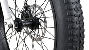 PRE-ORDER Electric Fat Tyre Cruiser Bike - White