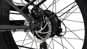 Electric Fat Tyre Cruiser Bike - Matte Black