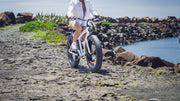 PRE-ORDER Electric Fat Tyre Cruiser Bike - White