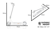 VALK Synergy 5 Electric Scooter - White