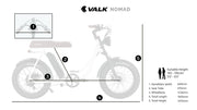 PRE-ORDER VALK Nomad Fat Tyre Bike - White