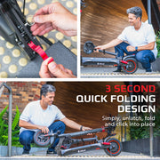 VALK Fusion 7 Electric Scooter, 800W, AU Compliant, with Seat Option, 48V 13Ah Lithium, 50km Range, Quad Shocks, 10 inch Tyres