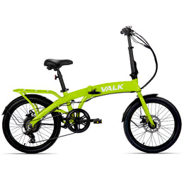 Shuttle 5 Electric Folding Bike - Lime Green