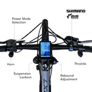 VALK MX7 Electric Bike - Black