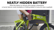 VALK Shuttle 5 Electric Folding Bike - Lime Green