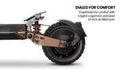 VALK Ego 8 Folding Electric Scooter - Black/Bronze