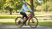 VALK Vista Step Through Commuter Electric Bike - Red