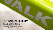 VALK Shuttle 5 Electric Folding Bike - Lime Green