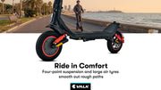 VALK Nexus 7 Folding Electric Scooter - Red