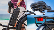 VALK Electric Fat Tyre Cruiser Bike - Matte Black