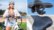 VALK Electric Fat Tyre Cruiser Bike - White