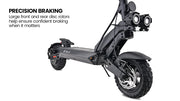 VALK Ego 8 Folding Electric Scooter - Black