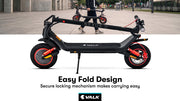 VALK Nexus 7 Folding Electric Scooter - Red