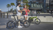 VALK Shuttle 5 Electric Folding Bike - Lime Green