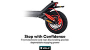 VALK Nexus 7 Folding Electric Scooter - Red