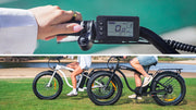 VALK Electric Fat Tyre Cruiser Bike - Matte Black