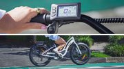 VALK Electric Fat Tyre Cruiser Bike - White