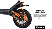 VALK Nexus 7 Folding Electric Scooter - Orange