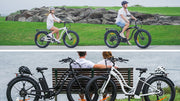 VALK Electric Fat Tyre Cruiser Bike - Matte Black