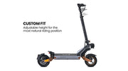 VALK Ego 8 Folding Electric Scooter - Black/Bronze