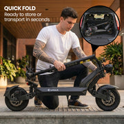 VALK Ego 8 Electric Scooter - Black