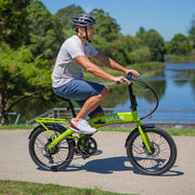 VALK Shuttle 5 Electric Folding Bike - Lime Green