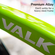 VALK Shuttle 5 Electric Folding Bike - Lime Green