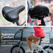 Shuttle 5 Electric Folding Bike - White