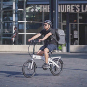 Shuttle 5 Electric Folding Bike - White
