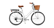 VALK Laneway 5 Vintage Electric Bike - White