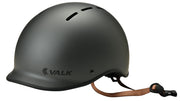 VALK Retro Bike Helmet Universal Dial Fit System - Charcoal
