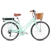 PRE-ORDER VALK Laneway 5 Vintage Electric Bike, , Mint Green
