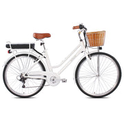PRE-ORDER VALK Laneway 5 Vintage Electric Bike, AU Compliant Cruiser eBike, White