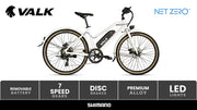 VALK Vista Step Through Commuter Electric Bike - White