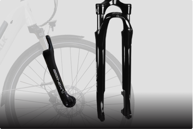 Suntour front suspension: Enjoy the commute comfortably and safely
