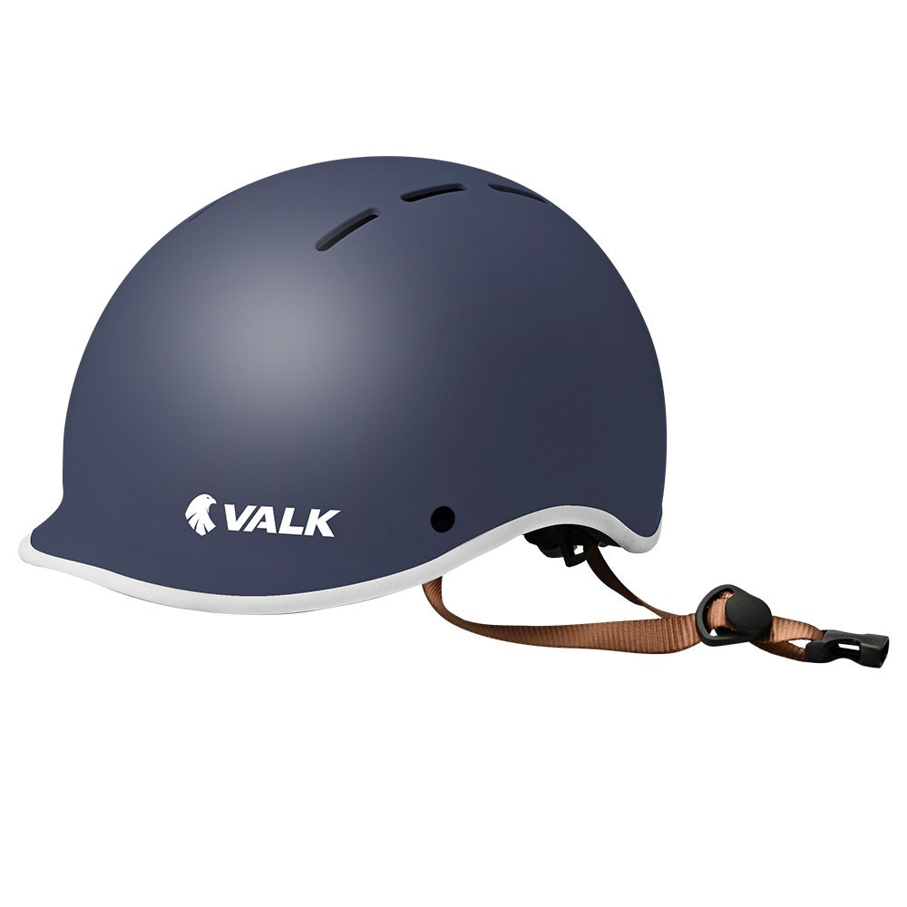 Retro Bike Helmet, 56-61cm S, M, L Universal Dial Fit System, Shadow Navy